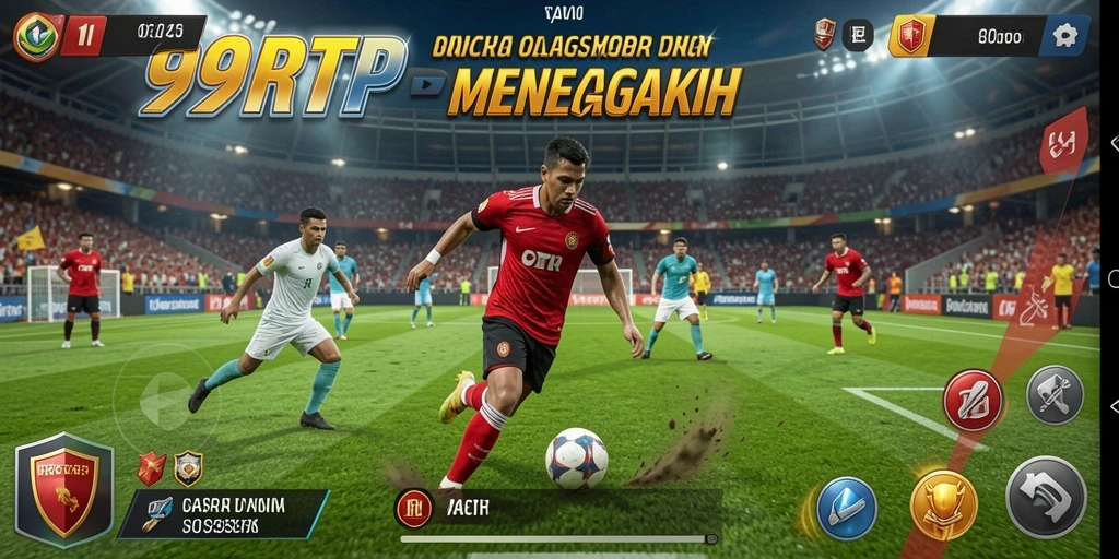 Screenshot utama 99RTP menampilkan aksi seru dalam gameplay olahraga.