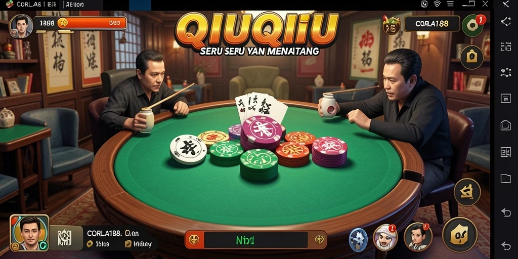 Tampilan gameplay menarik dari CORLA188 dengan suasana QiuQiu.