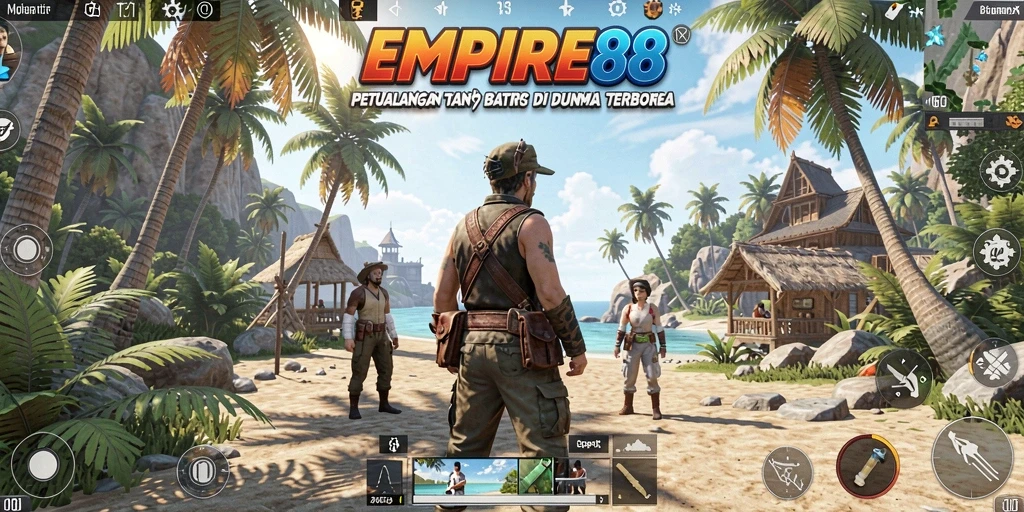 Screenshot gameplay EMPIRE88 menampilkan aksi eksplorasi Open World yang seru.