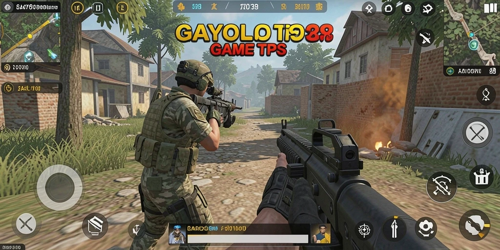 Tangkapan layar menunjukkan aksi menegangkan dalam game TPS GAYO138.