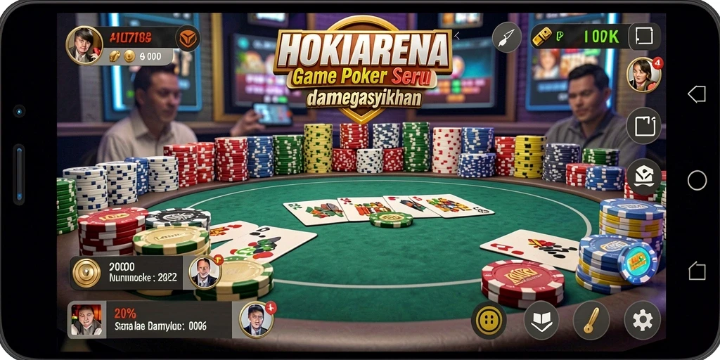 Tampilan gameplay HOKIARENA yang menarik dan interaktif.