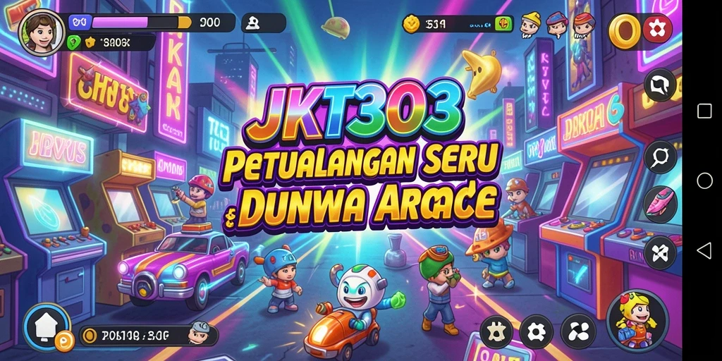 Screenshot menunjukkan aksi seru dari game Arcade JKT303.