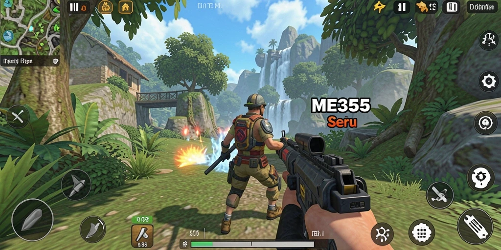 Gameplay menarik ME355 di dalam pertempuran TPS.