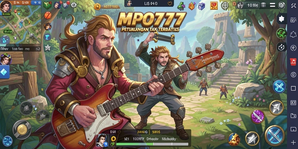 Tangkapan layar MPO777 menampilkan aksi pertarungan yang seru dalam dunia RPG.