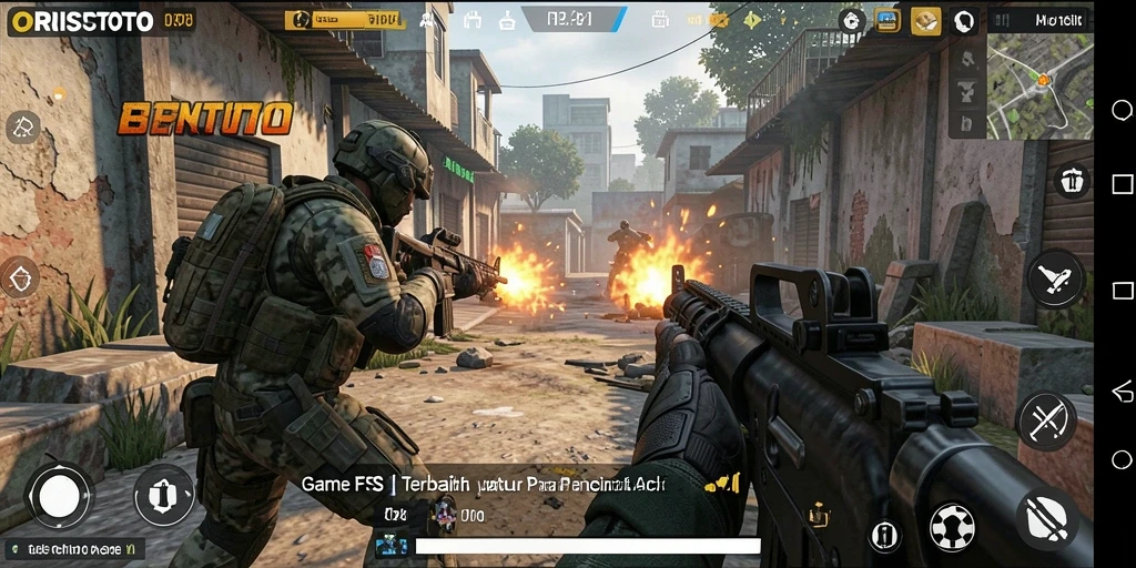 Screenshot dari gameplay menegangkan di ORISTOTO dengan aksi seru.