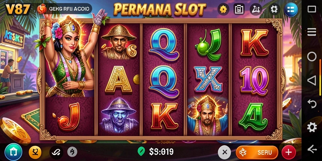 Tampilan menawan gameplay Slot V87 yang memikat pemain.