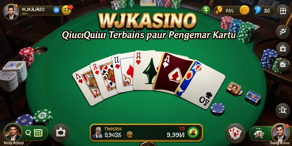 Tampilan gameplay seru QiuQiu di WJKASINO.