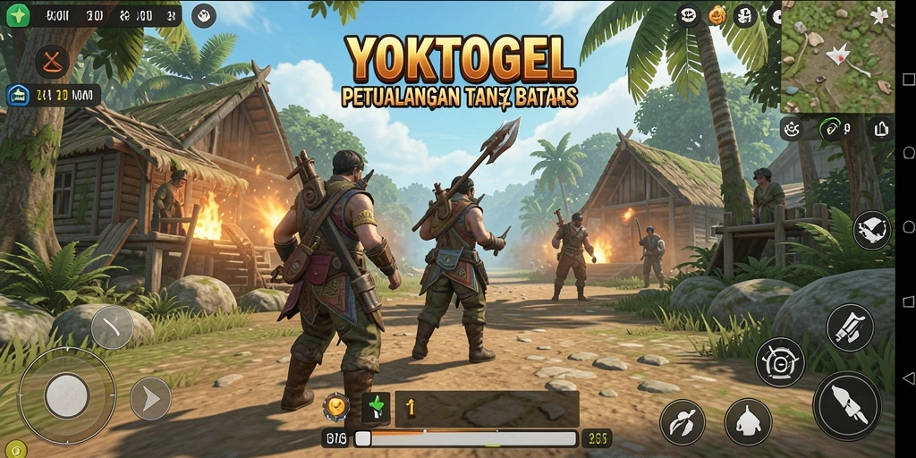 Gameplay YOKTOGEL yang menampilkan eksplorasi dunia terbuka.