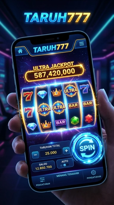 Tampilan antarmuka utama taruh777 yang menarik dan mudah dinavigasi.